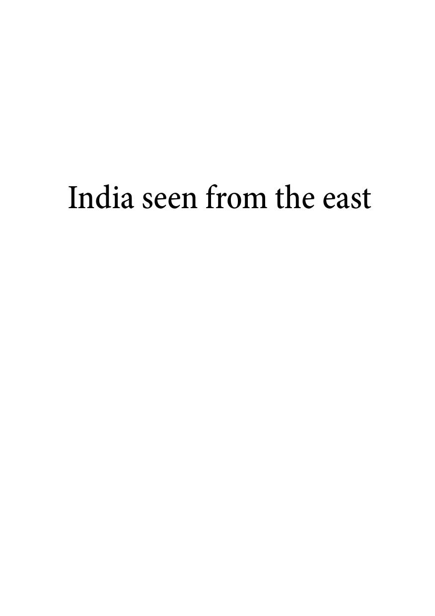 India seen from the east by Paul Mus David Porter Chandler Ian William Mabbett