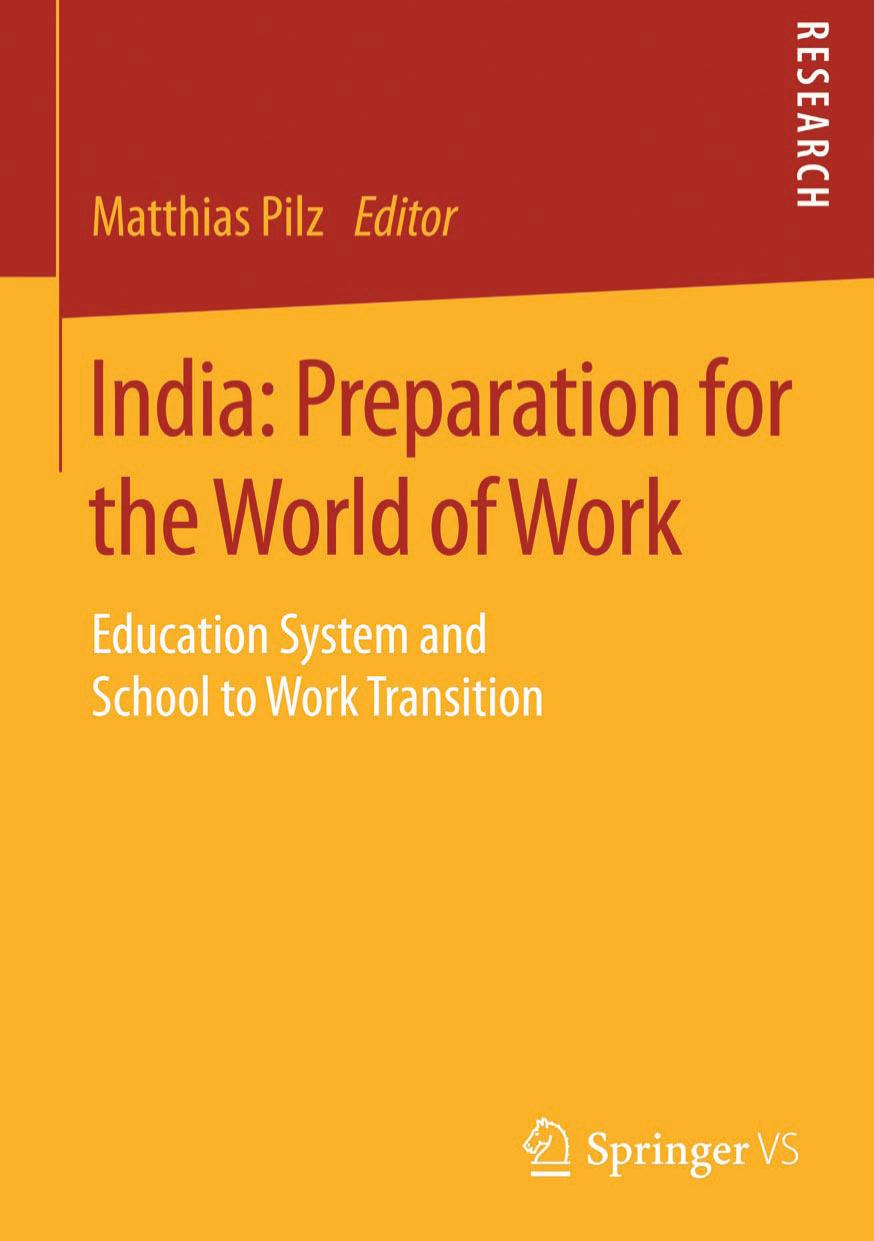 India: Preparation for the World of Work: Education System and School to Work Transition by Matthias Pilz (eds.)