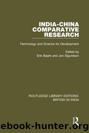India-China Comparative Research by Erik Baark Jon Sigurdson