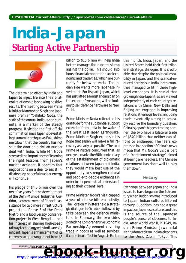 India-Japan-Starting-Active-Partnership-January-2012 by Stephan Huck
