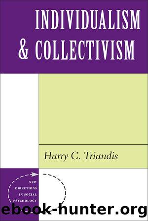 Individualism And Collectivism by Harry C Triandis