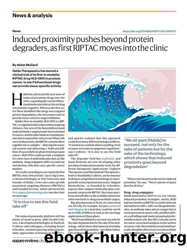 Induced proximity pushes beyond protein degraders, as first RIPTAC moves into the clinic by Asher Mullard
