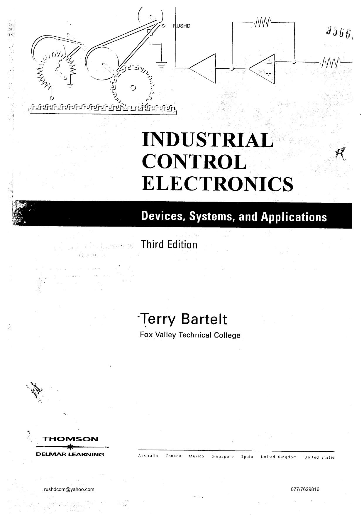 Industrial Control Electronics by Terry L.M. Bartelt