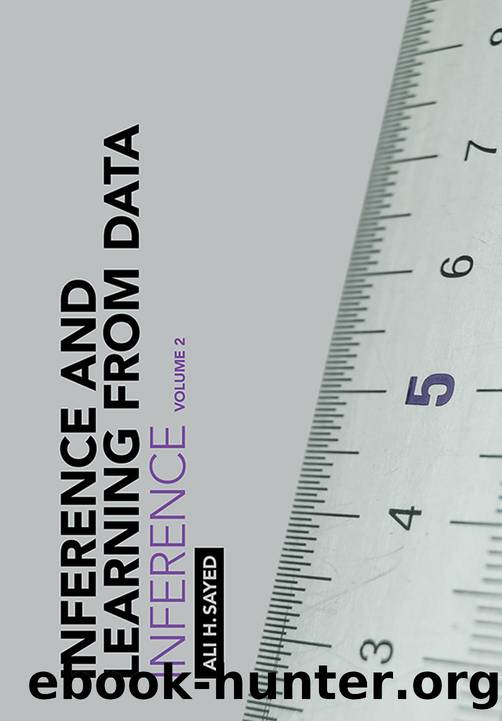 Inference and Learning from Data by Ali H. Sayed