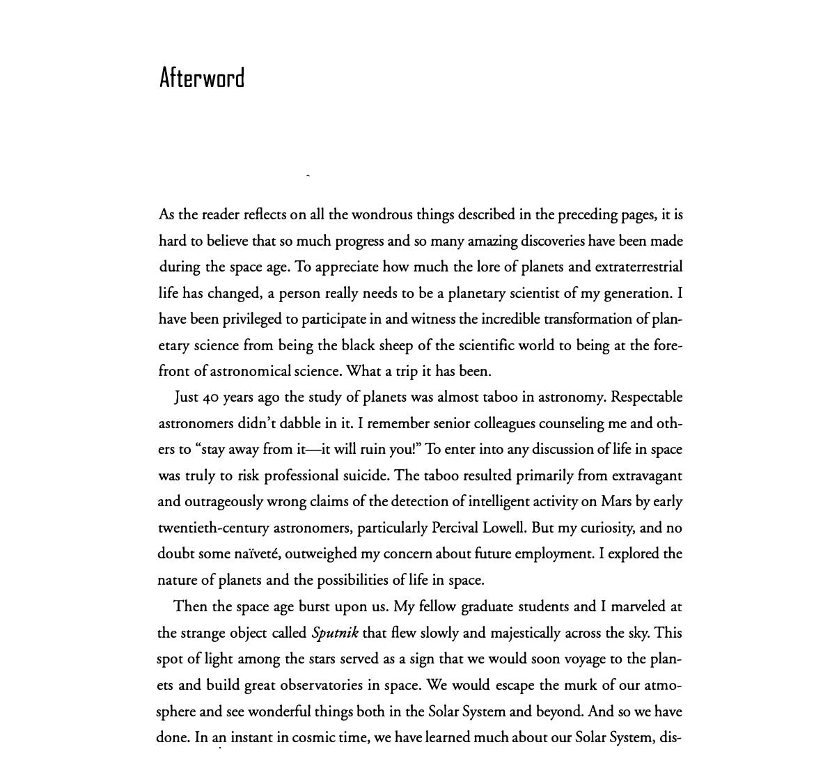 Infinite Worlds: An Illustrated Voyage to Planets Beyond Our Sun [excerpt, pp. 233-36] by Ray Villard and Lynette R. Cook