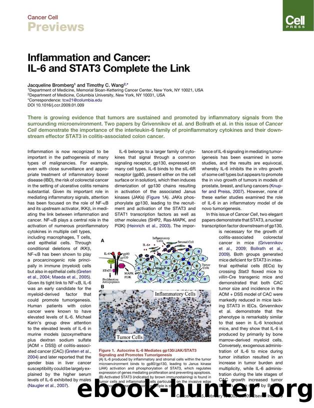 Inflammation and Cancer: IL-6 and STAT3 Complete the Link by Jacqueline Bromberg; Timothy C. Wang