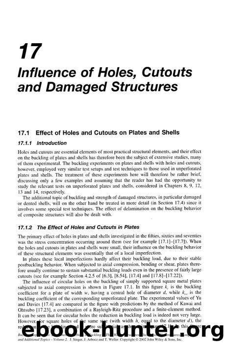 Influence of Holes, Cutouts and Damaged Structures by Unknown