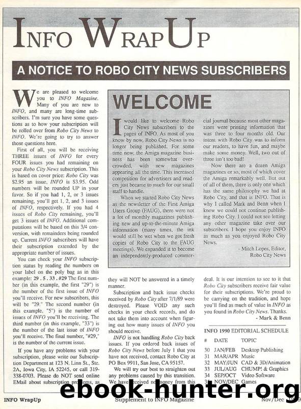 Info Issue 29 Wrap-Up by Unknown