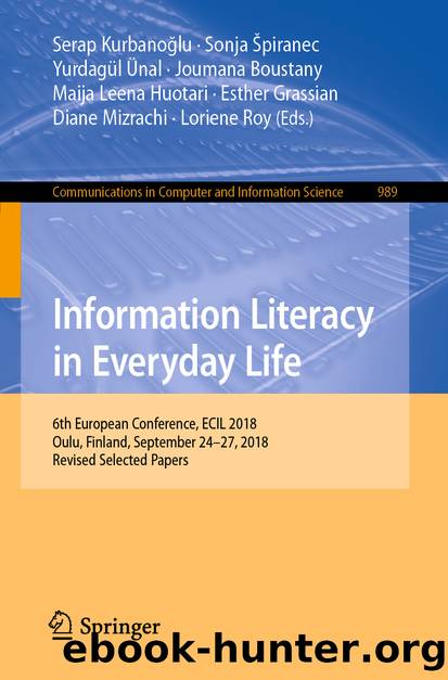 Information Literacy in Everyday Life by Unknown