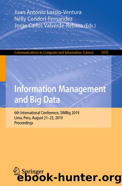 Information Management and Big Data by Unknown