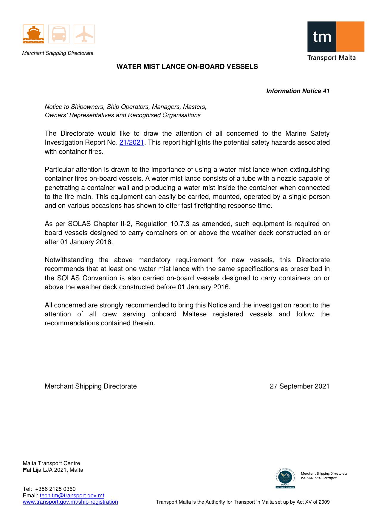 Information Notice 41 by dale.hamilton