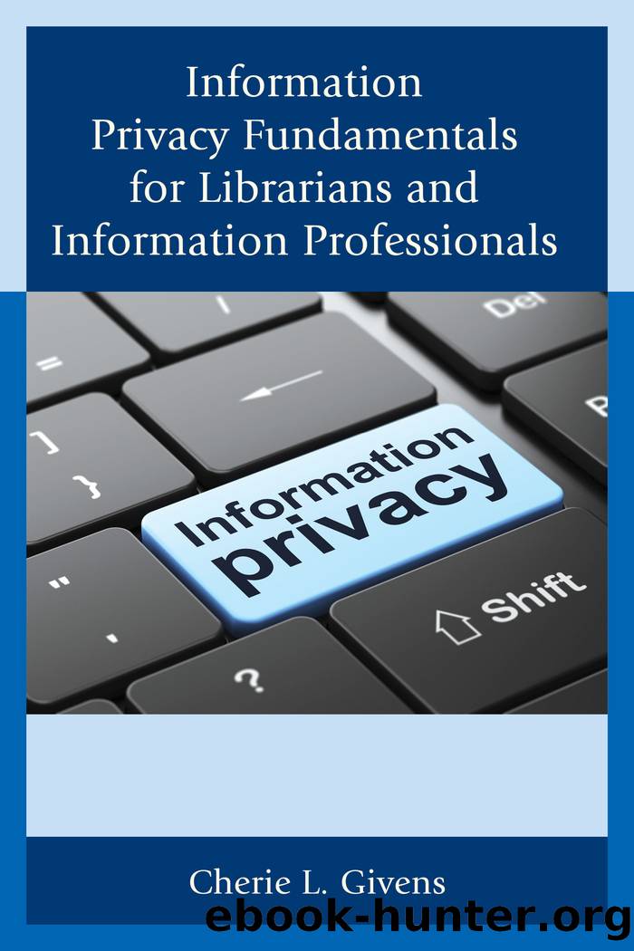 Information Privacy Fundamentals for Librarians and Information Professionals by Givens Cherie L.;