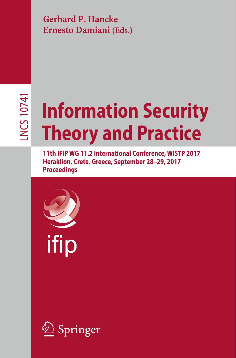 Information Security Theory and Practice by Unknow