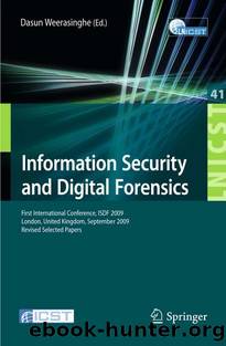 Information Security and Digital Forensics by Dasun Weerasinghe