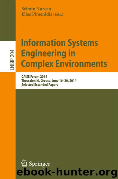 Information Systems Engineering in Complex Environments by Selmin Nurcan & Elias Pimenidis