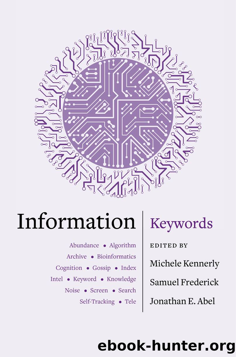 Information by Michele Kennerly;Samuel Frederick;Jonathan E. Abel;