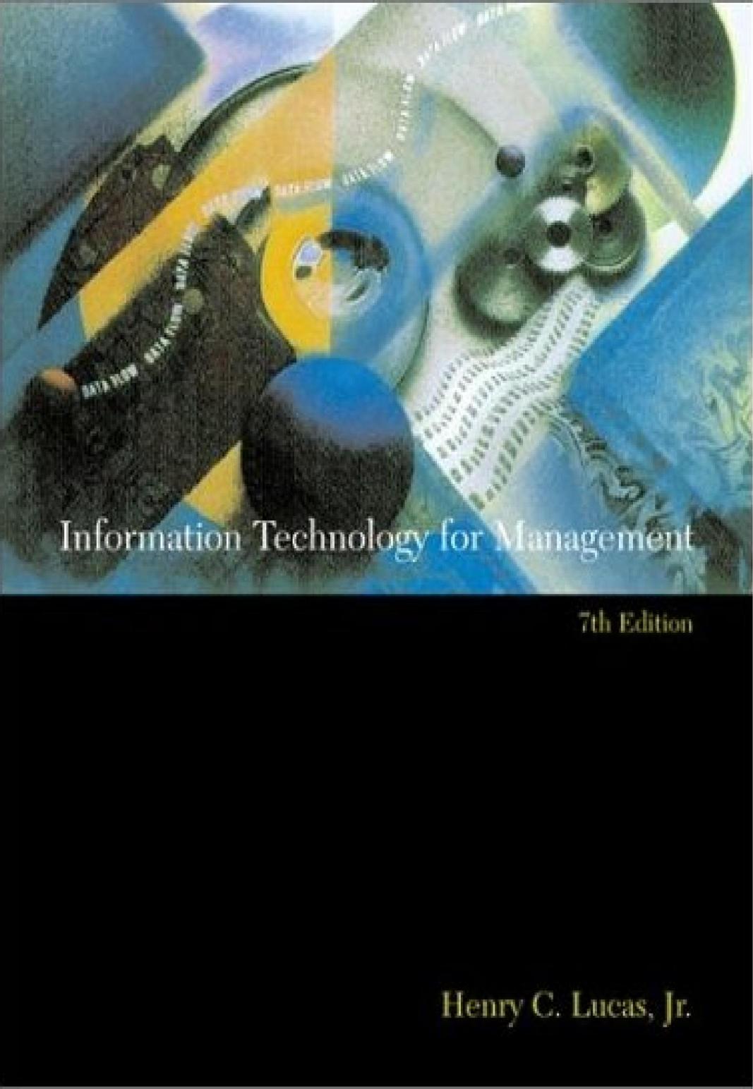 Information technology for managers by Henry C. Lucas
