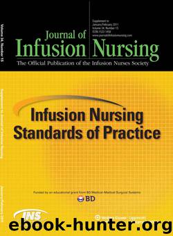 Infusion Nursing Standards of Practice (2011) by Infusion Nurses Society