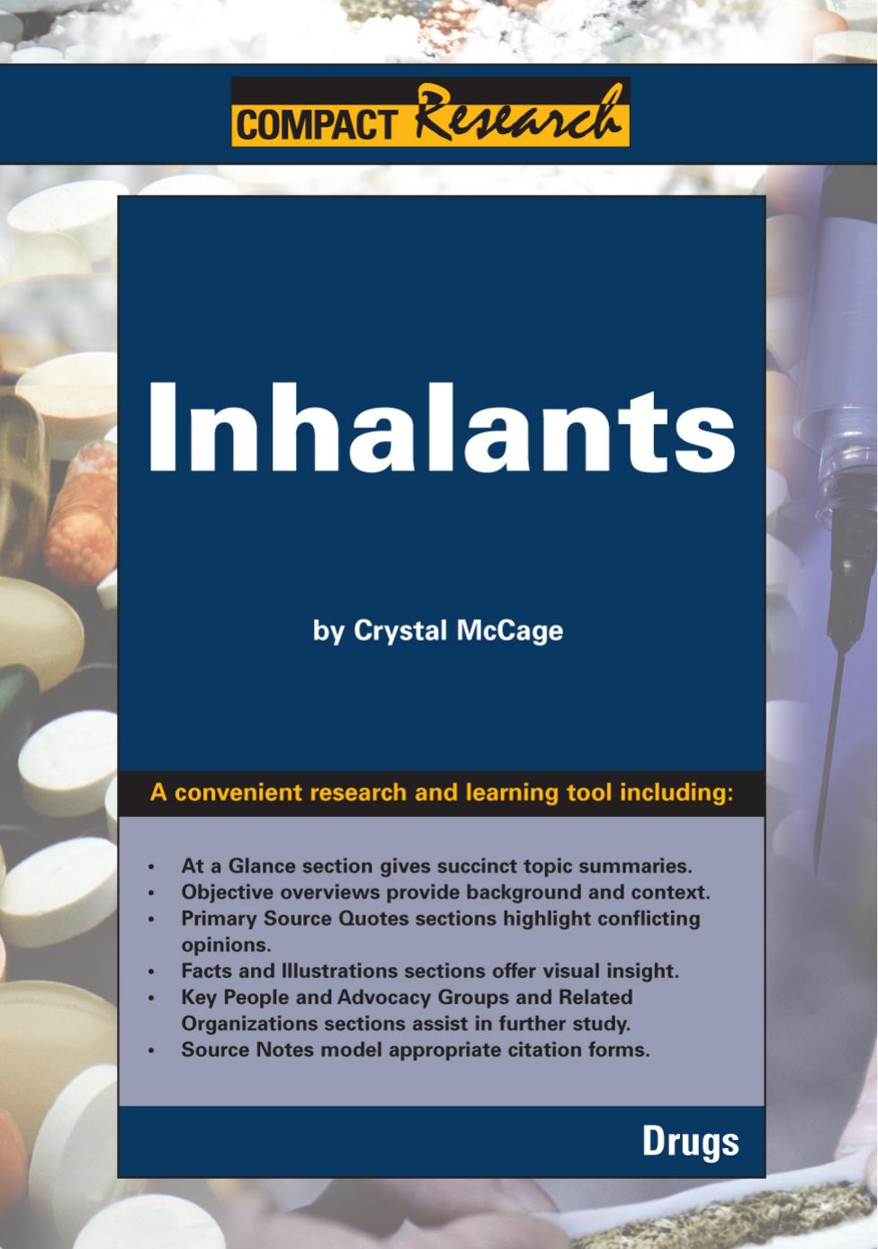 Inhalants by Crystal D. McCage