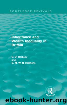 Inheritance and Wealth Inequality in Britain by Harbury Colin;Hitchins David;