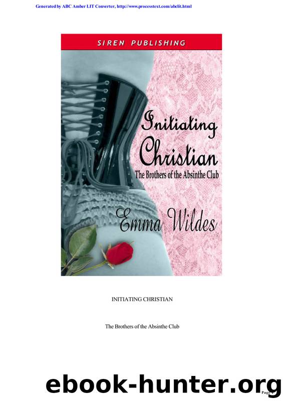Initiating Christian by Emma Wildes