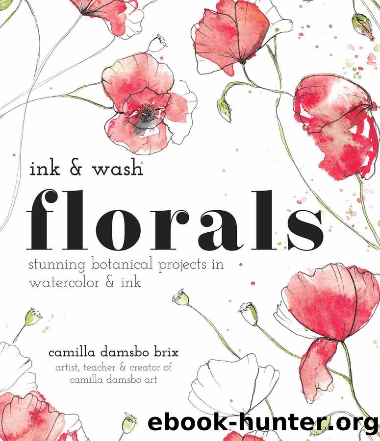 Ink and Wash Florals by Camilla Damsbo Brix
