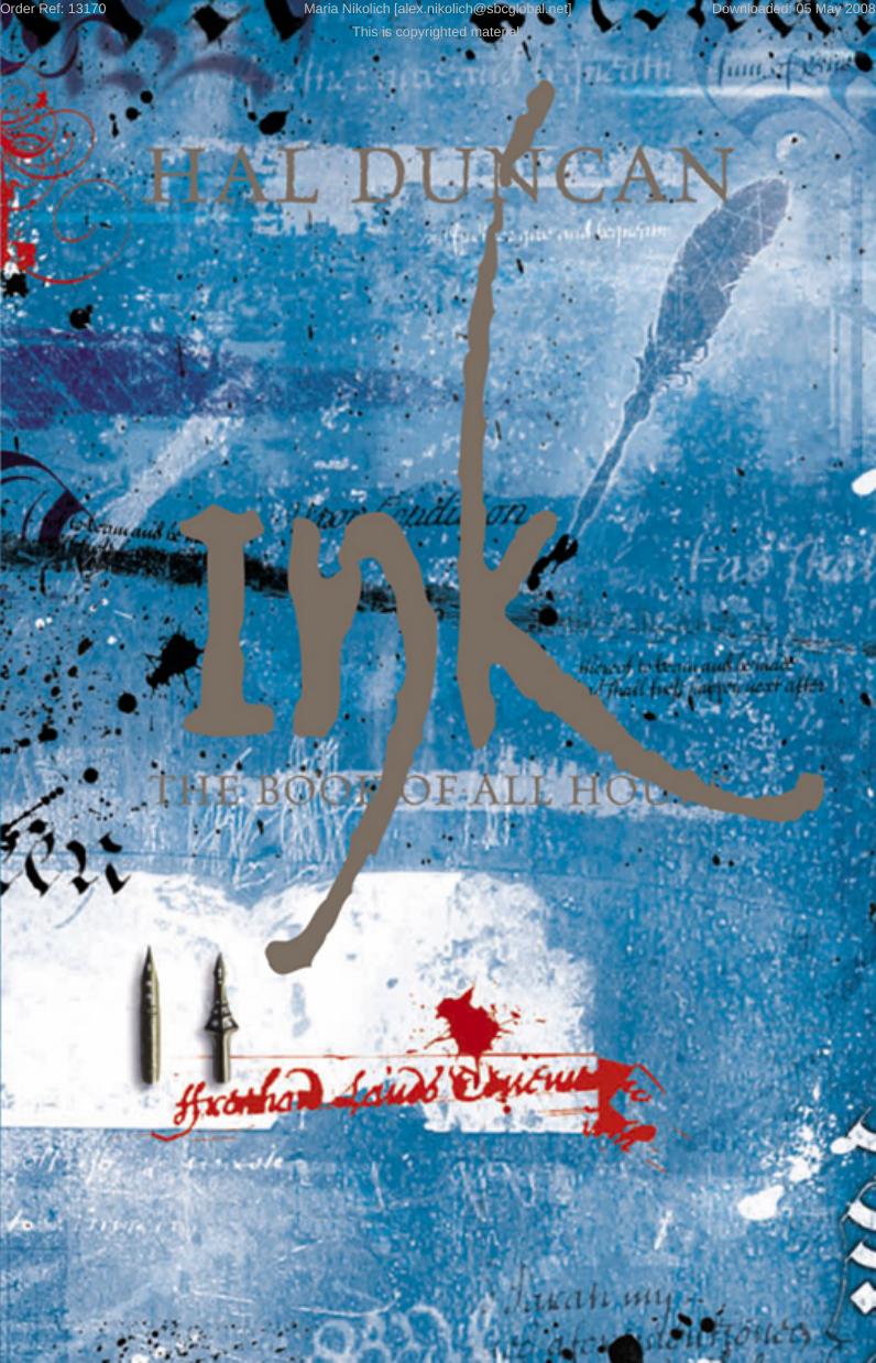 Ink by Hal Duncan