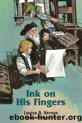 Ink on His Fingers by Louise Vernon