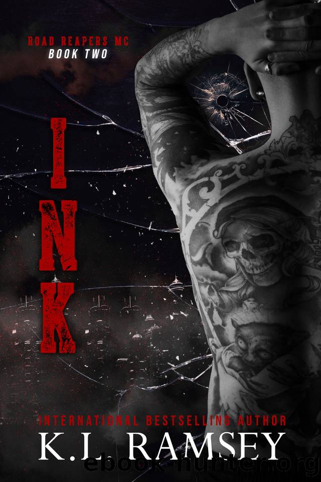 Ink: MC, Biker Romance, Damsel in Distress, Alpha hole, Tattoo Artist, Insta Love (Road Reapers MC Book 2) by K.L. Ramsey