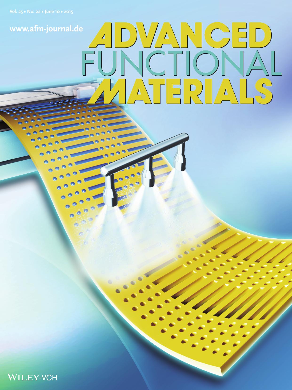 Inkjet Printing: Fabrication of Patterned Concave Microstructures by Inkjet Imprinting (Adv. Funct. Mater. 22/2015) by Unknown