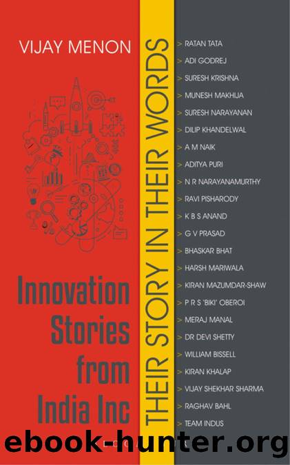 Innovation Stories from India Inc by Vijay Menon