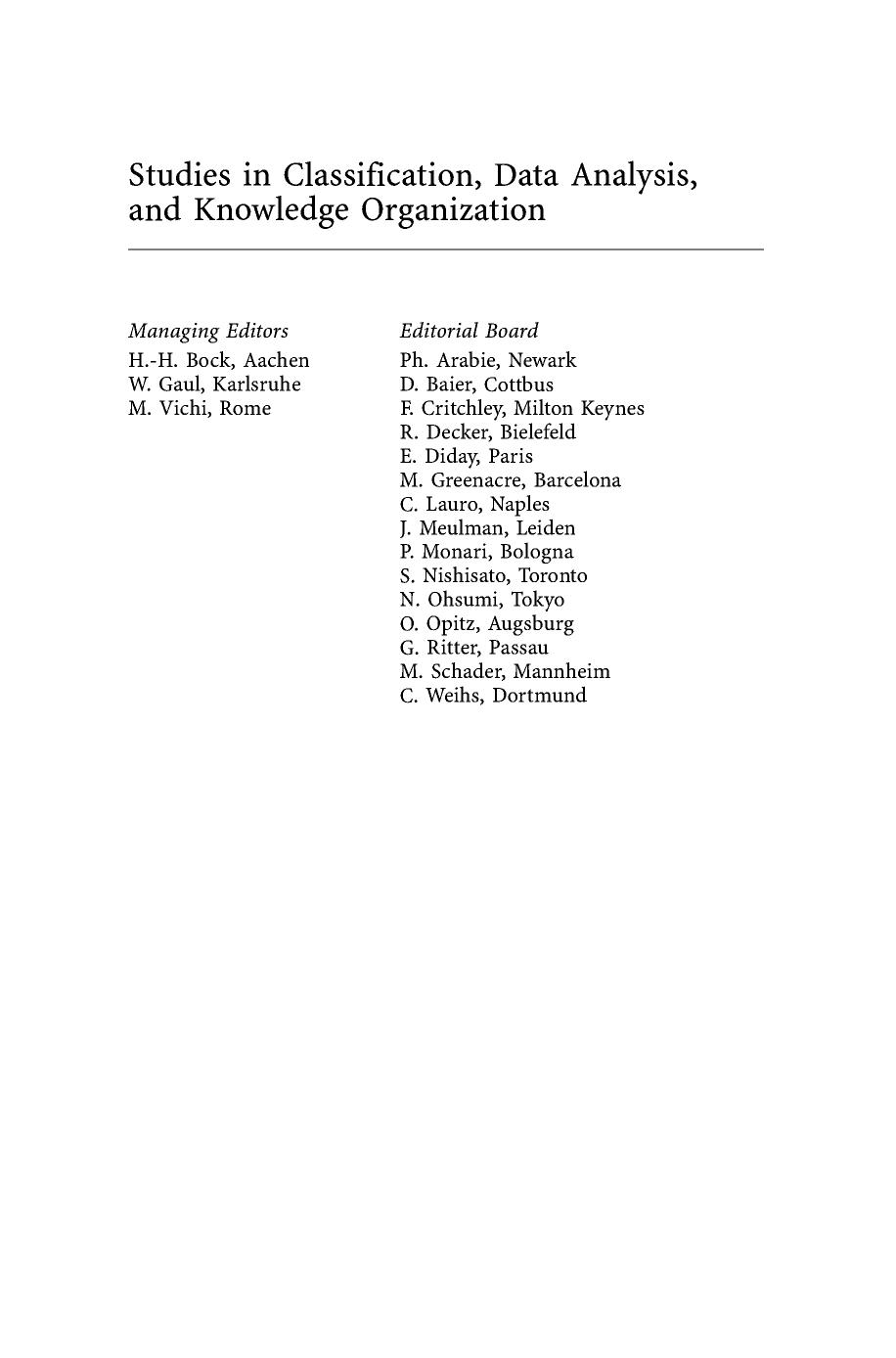 Innovations in Classification, Data Science, and Information Systems: Proceedings of the 27th Annual Conference of the Gesellschaft fÃ¼r Klassifikation e.V., Brandenburg University by unknow