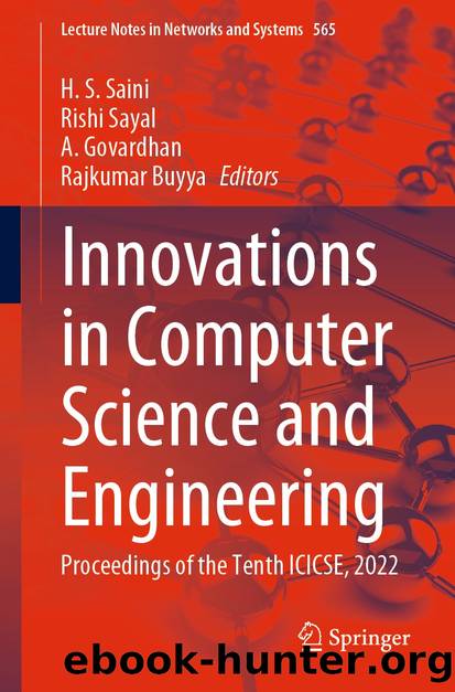 Innovations in Computer Science and Engineering by Unknown