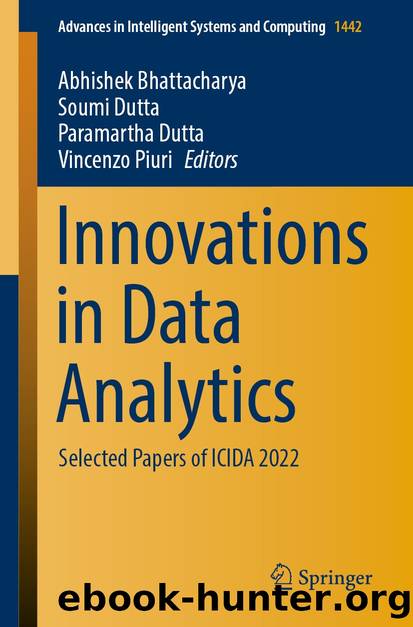 Innovations in Data Analytics by Unknown