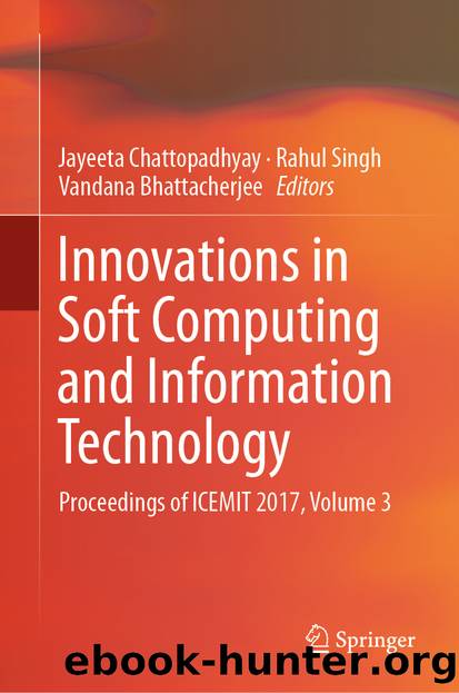 Innovations in Soft Computing and Information Technology by Unknown