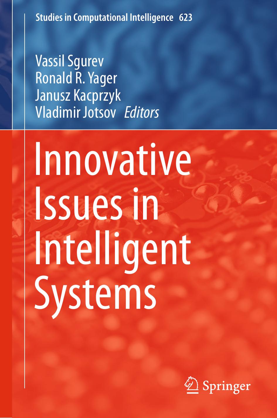 Innovative Issues in Intelligent Systems by Unknow