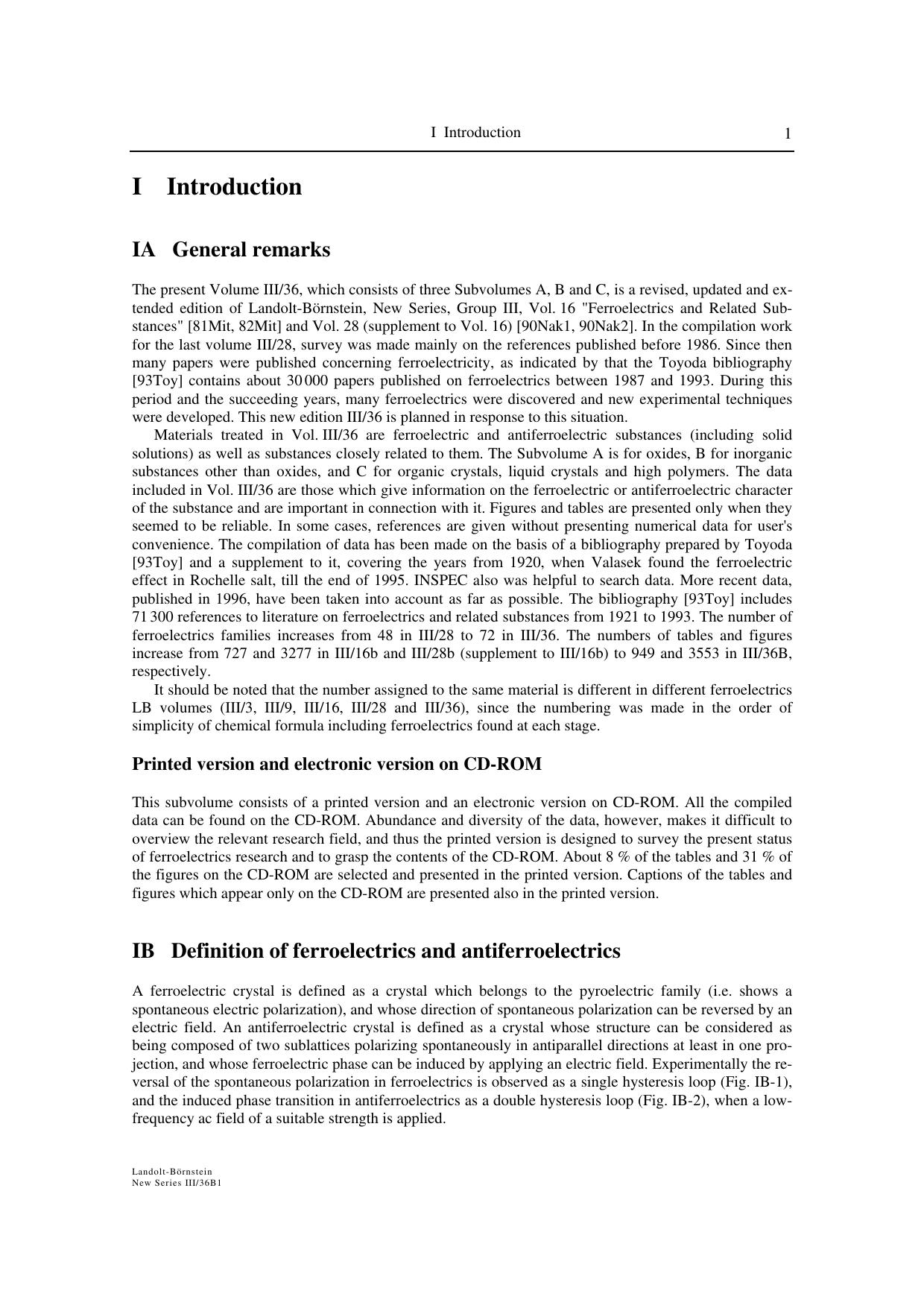 Inorganic Substances other than Oxides. Part 1: SbSI family ... TAAP by T. Mitsui E. Nakamura (auth.) Y. Shiozaki E. Nakamura T. Mitsui (eds.)