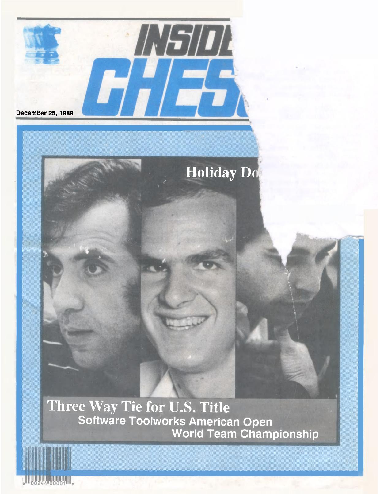Inside Chess - Vol.2,No.25-26 (25-Dec-1989) by GM Yasser Seriawan