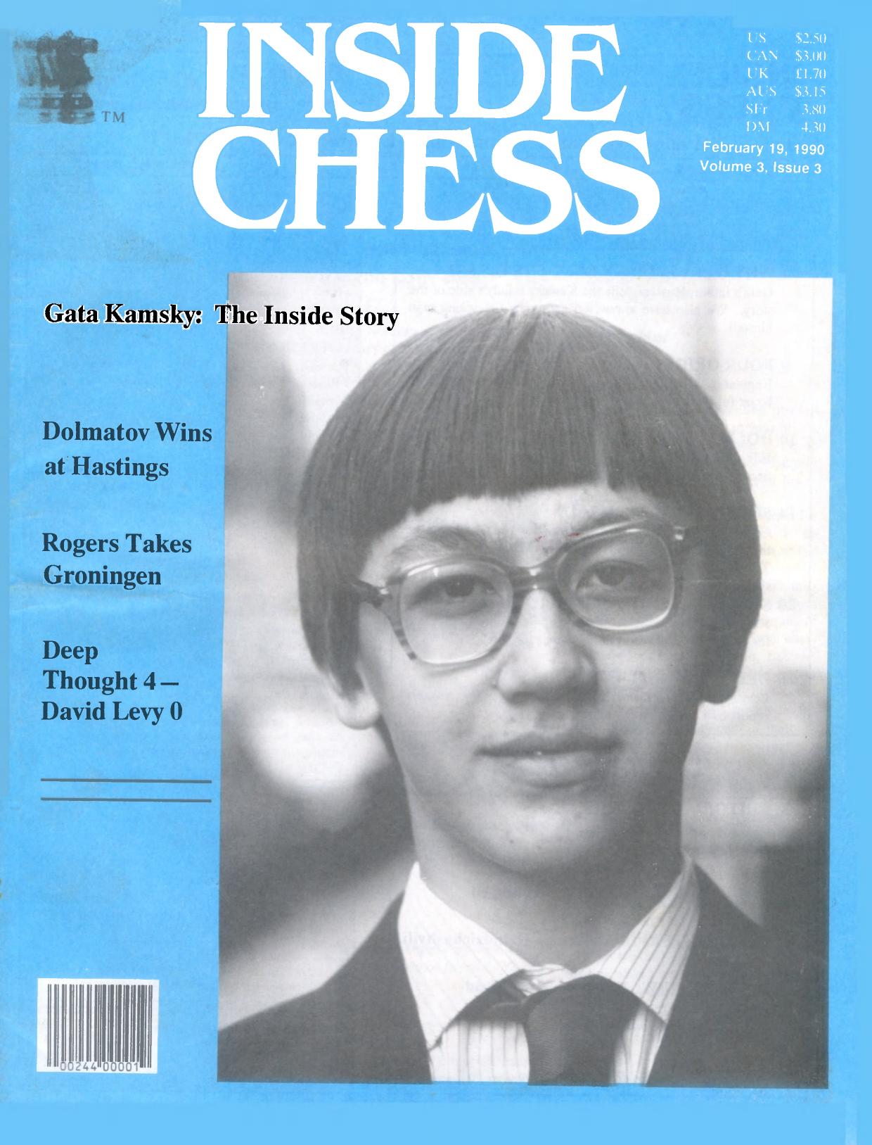 Inside Chess - Vol.3,No.3 (19-Feb-1990) by GM Yasser Seirawan