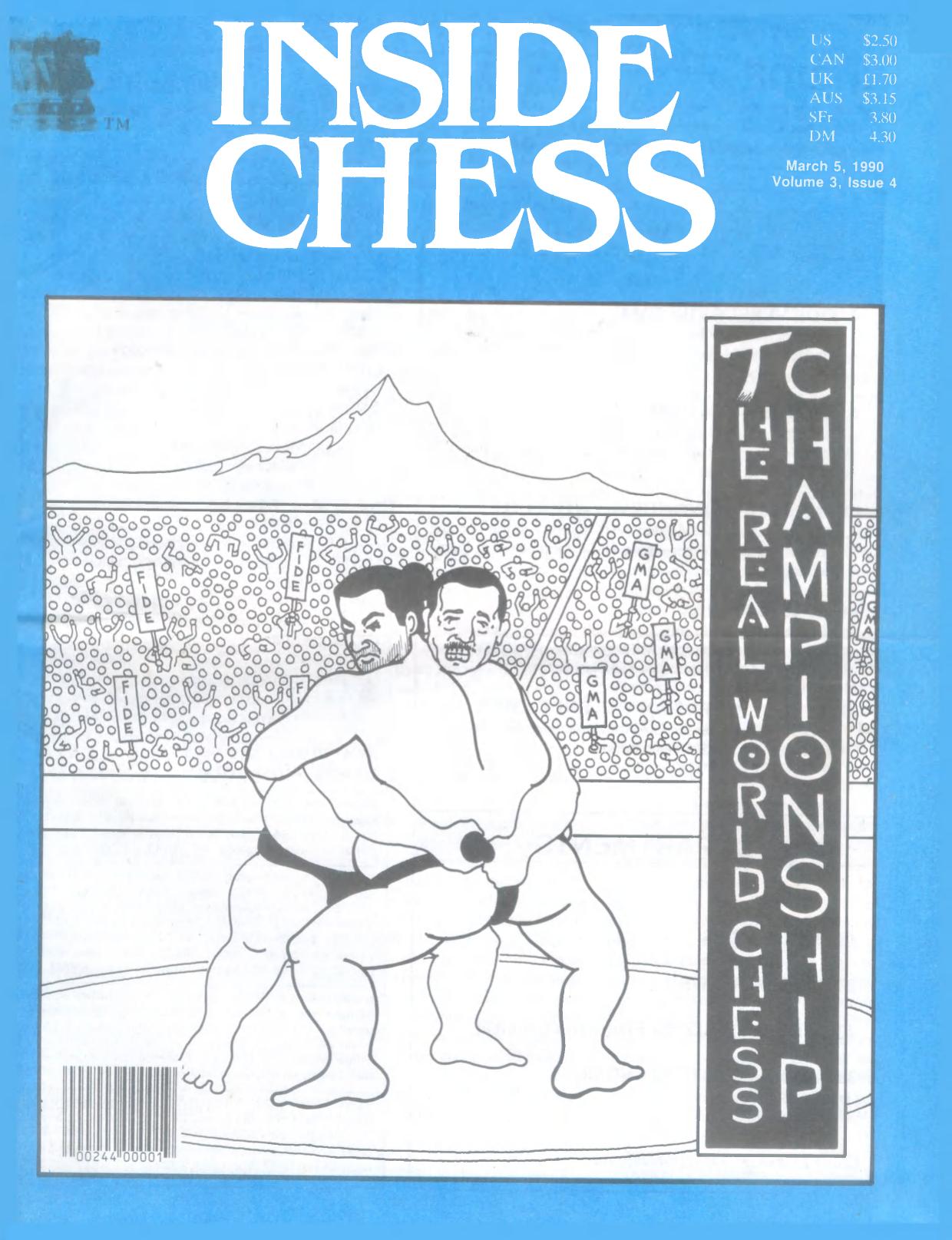 Inside Chess - Vol.3,No.4 (5-March-1990) by GM Yasser Seirawan