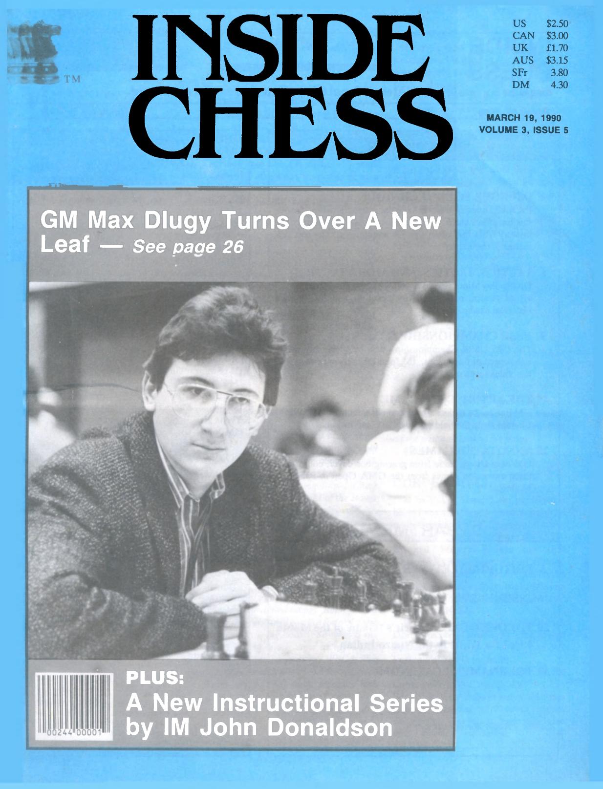 Inside Chess - Vol.3,No.5 (19-March-1990) by GM Yasser Serawan