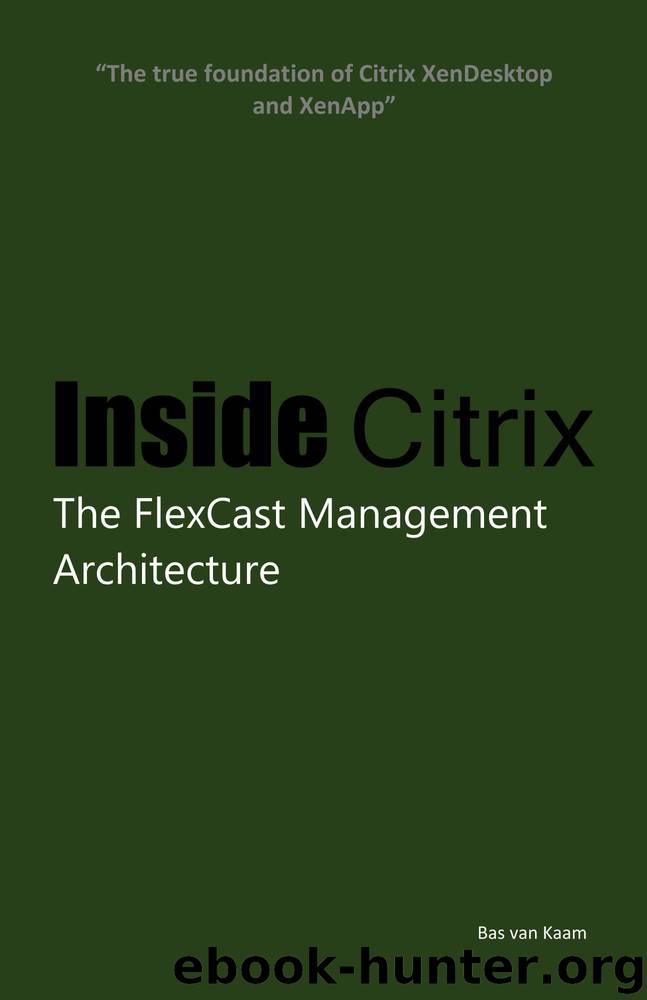 Inside Citrix: The FlexCast Management Architecture by van Kaam Bas