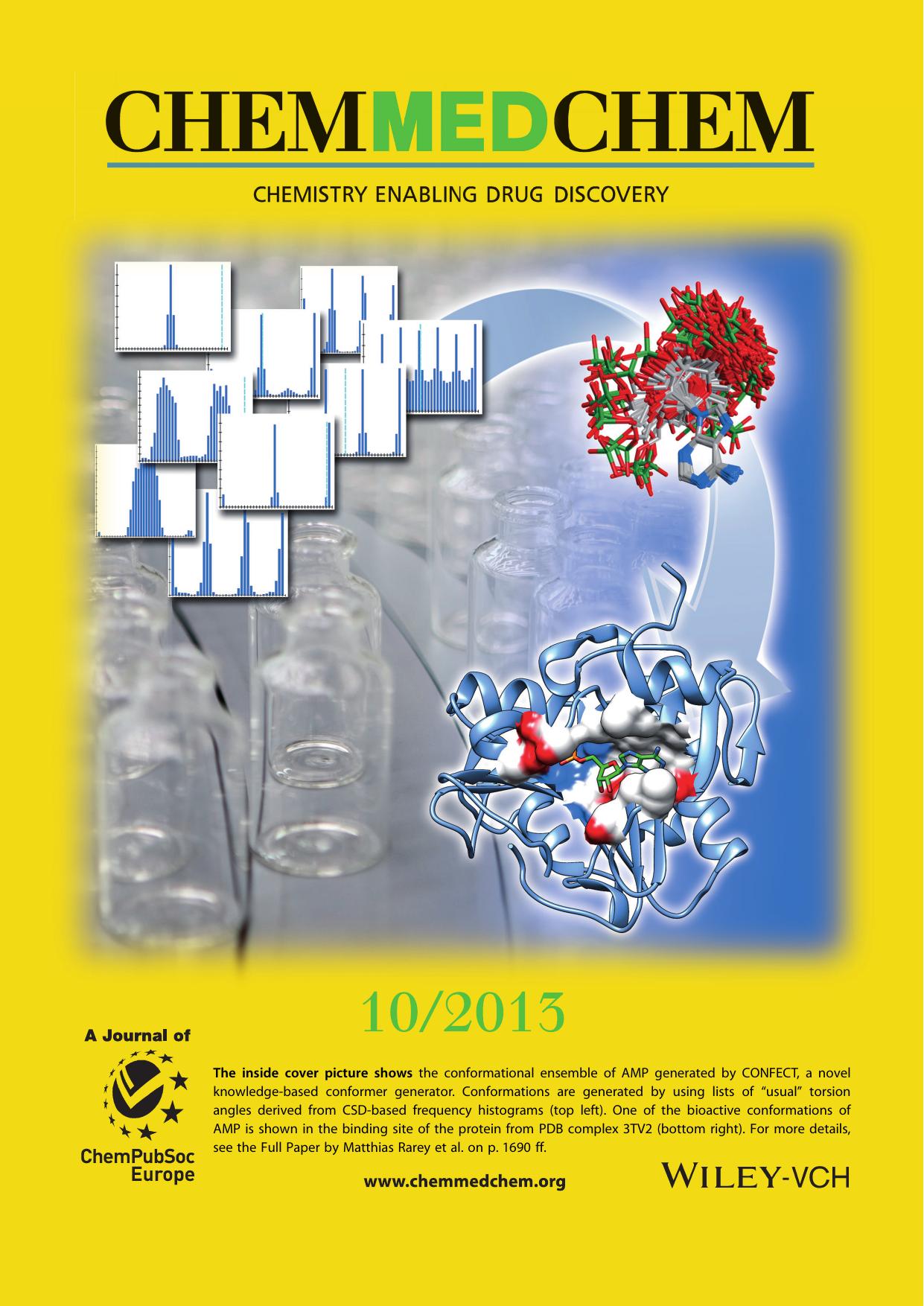 Inside Cover: CONFECT: Conformations from an Expert Collection of Torsion Patterns (ChemMedChem 102013) by Unknown