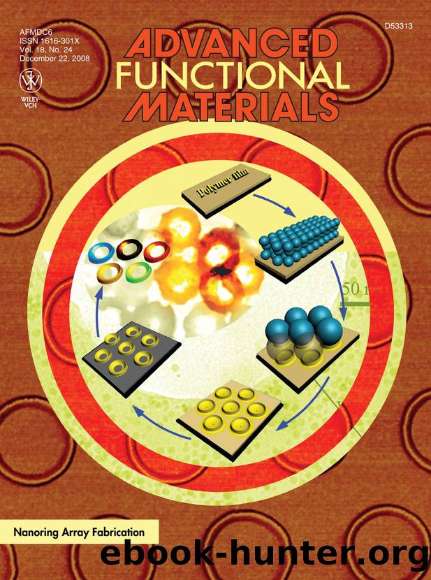 Inside Front Cover: A Universal Approach to Fabricate Various Nanoring Arrays Based on a Colloidal-Crystal-Assisted-Lithography Strategy (Adv. Funct. Mater. 242008) by Unknown