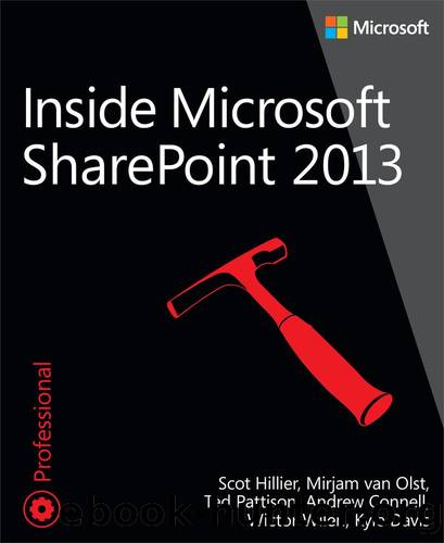 Inside Microsoft SharePoint 2013 by Scot Hillier