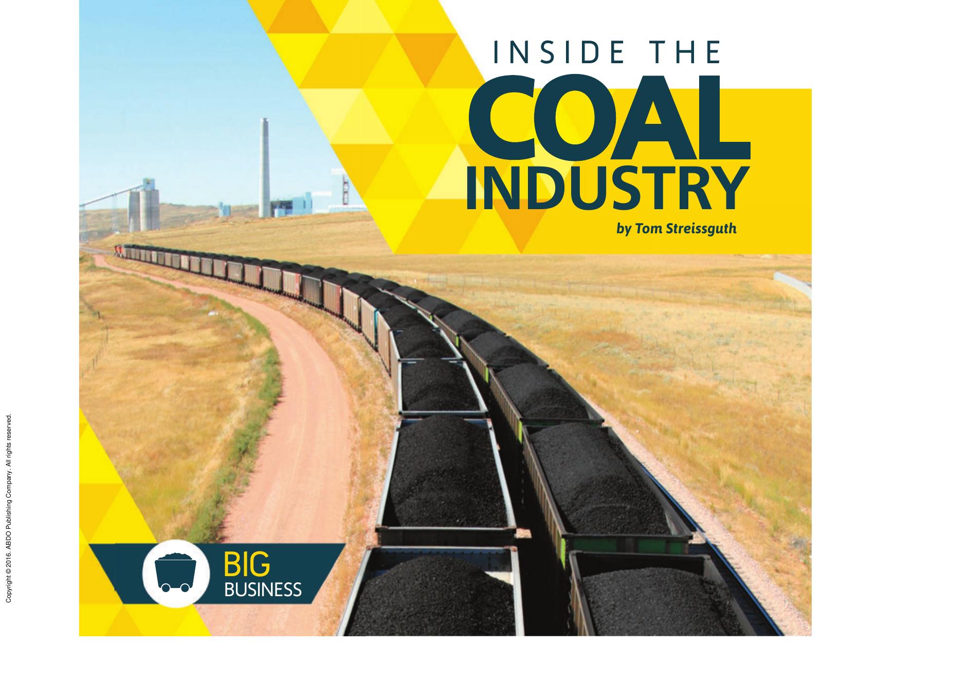 Inside the Coal Industry by Tom Streissguth