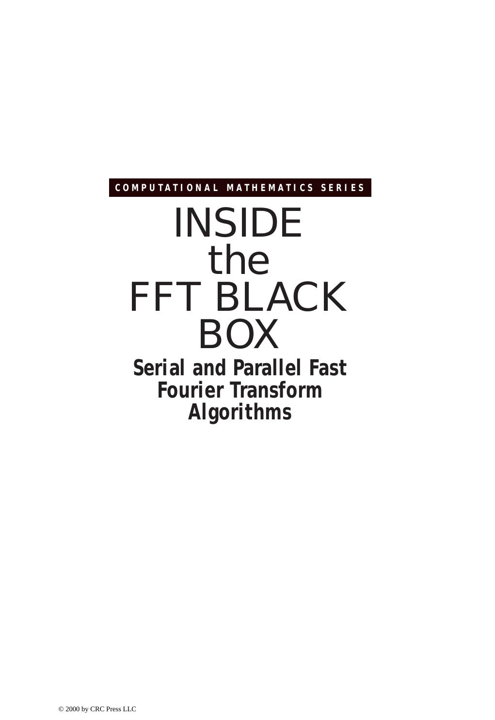 Inside the FFT Black Box-Chu-George by Unknown