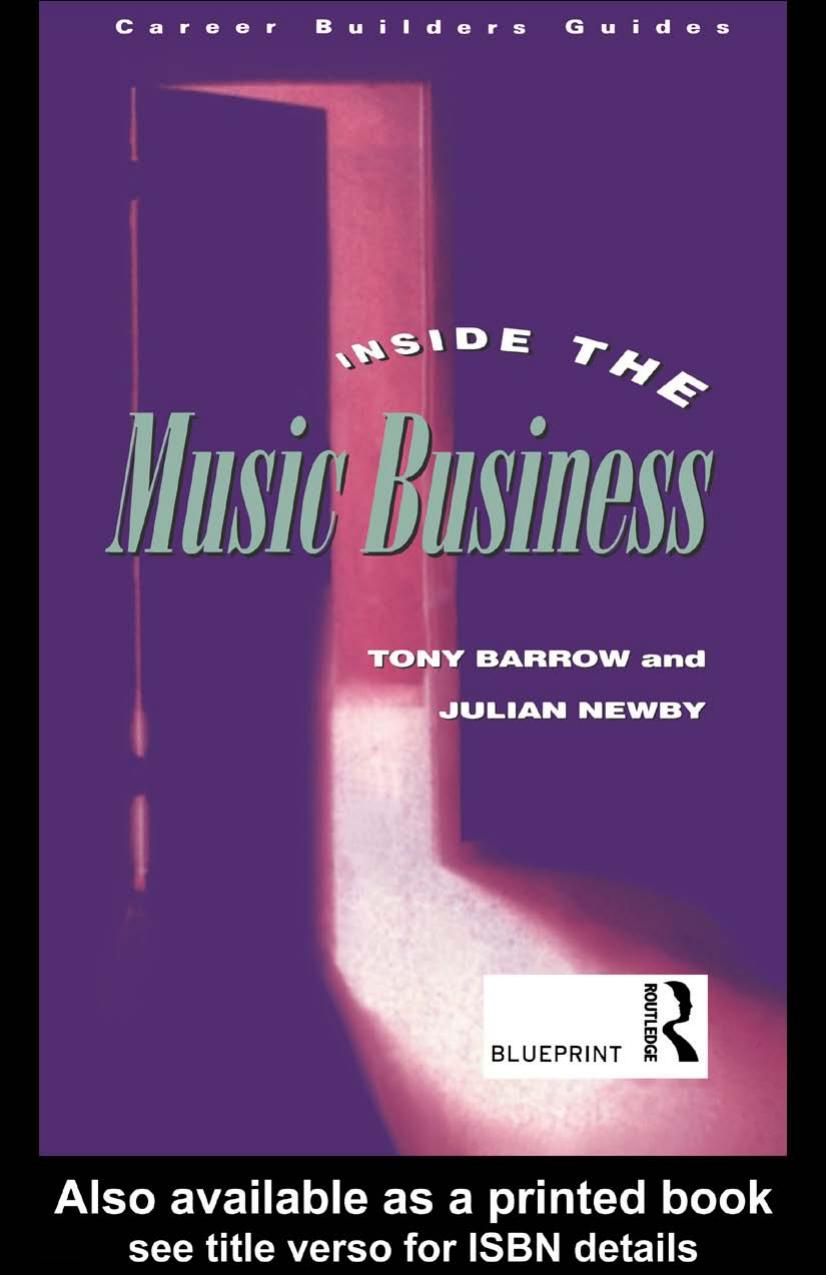 Inside the Music Business (Blueprint) by Tony Barrow