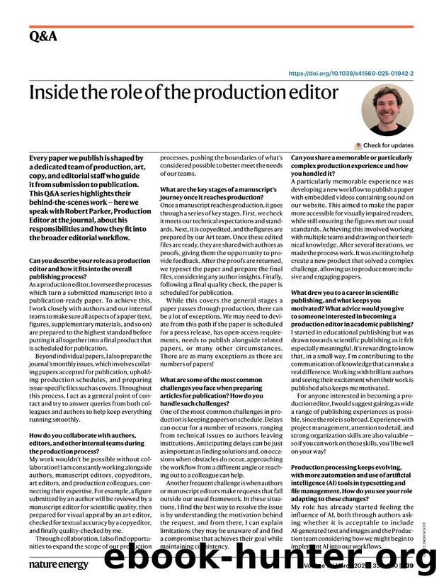 Inside the role of the production editor by Giulia Tregnago