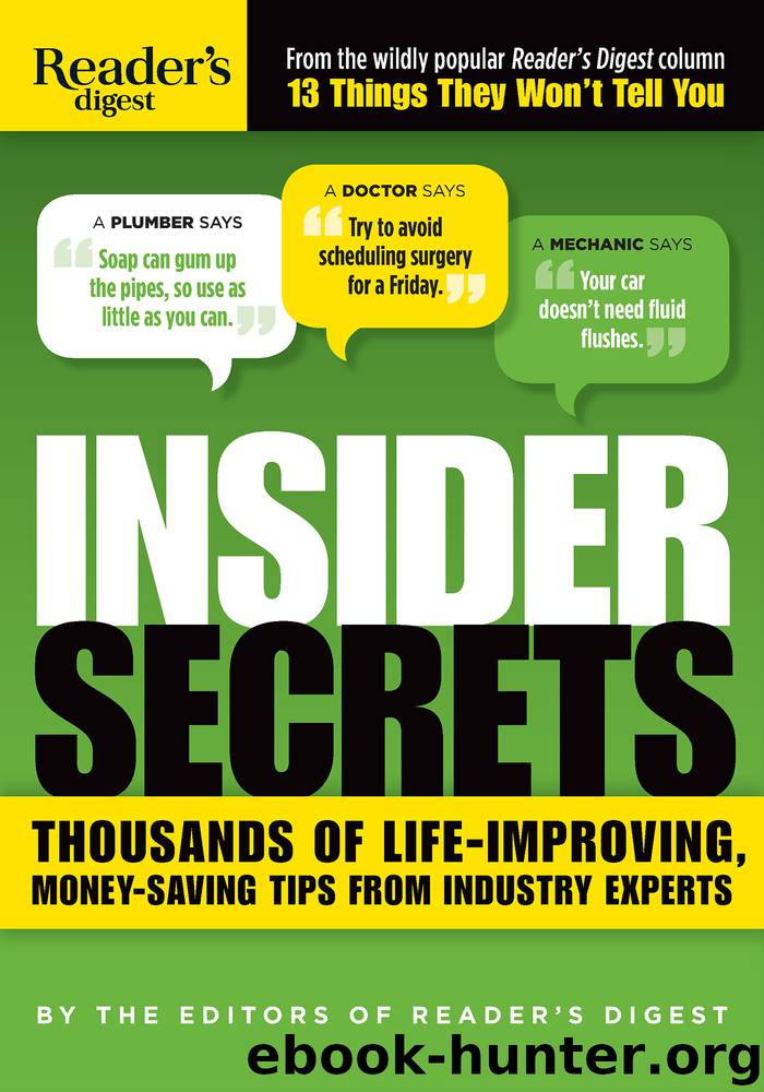 Insider Secrets by Editors of Reader's Digest